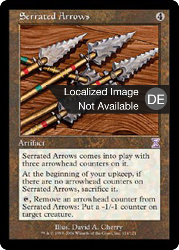 Serrated Arrows