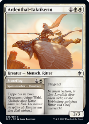 9145cffa-766b-4cd8-aafd-53c8f350261a Ardenvale Tactician // Dizzying Swoop