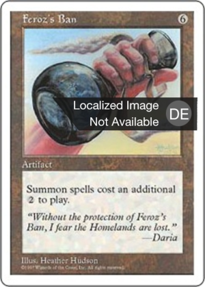 958ef1a9-d0a6-45a8-be3f-dadcf695043a Feroz's Ban