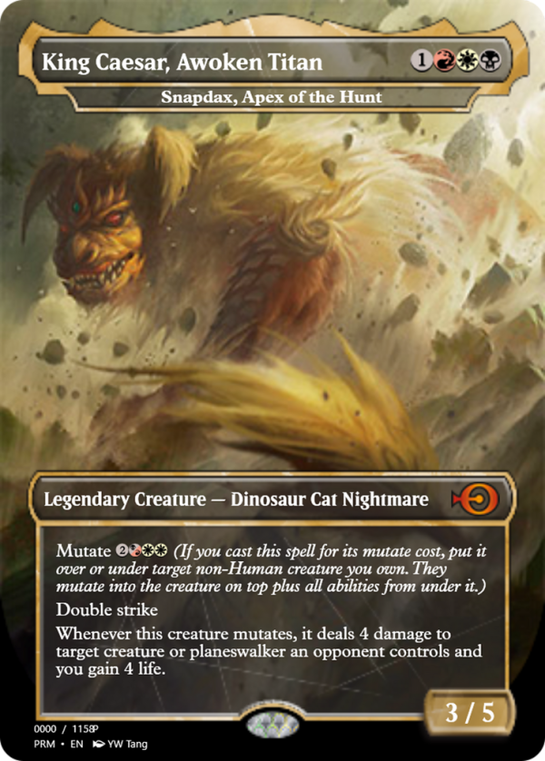 Snapdax, Apex of the Hunt