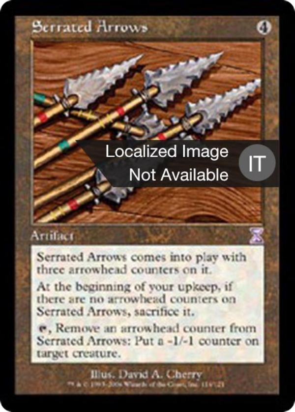 Serrated Arrows