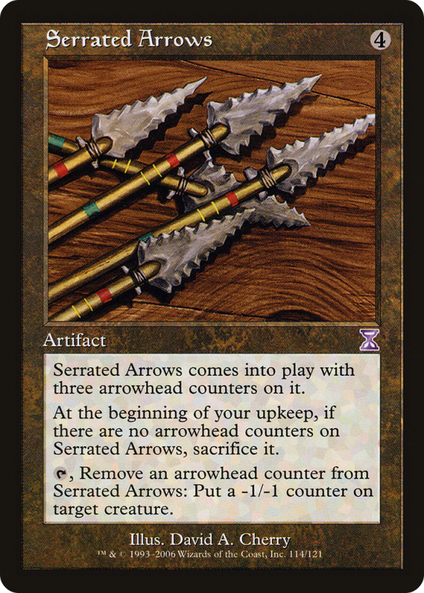 Serrated Arrows