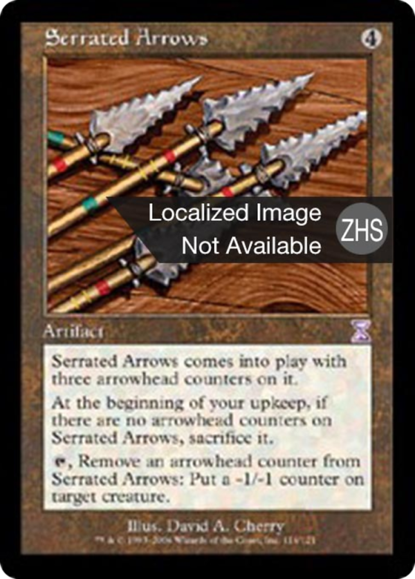 Serrated Arrows