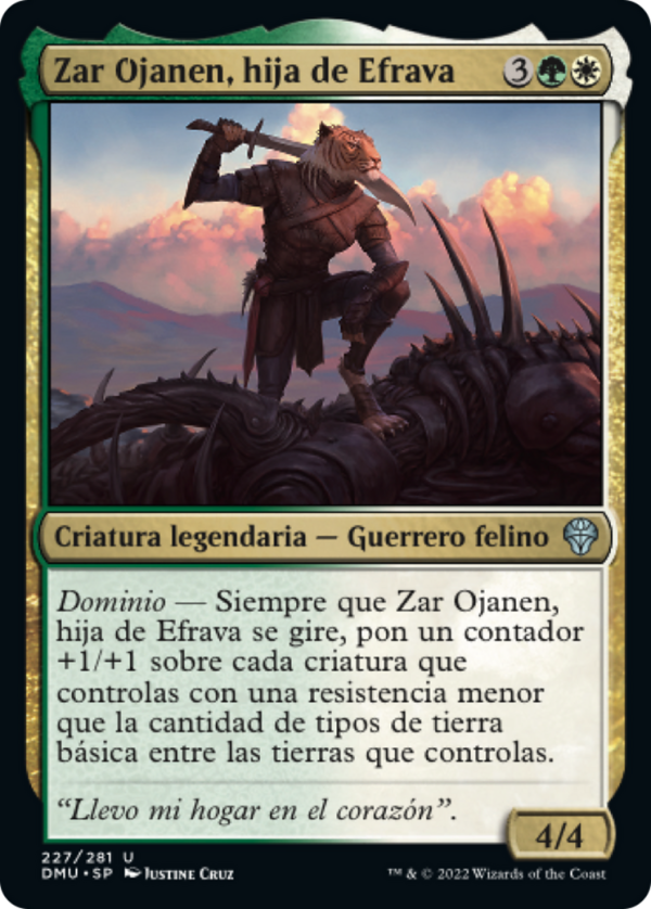 Zar Ojanen, Scion of Efrava