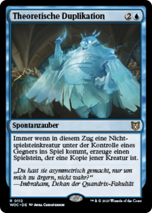 Theoretical Duplication