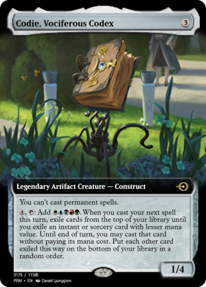 ad07297f-cbfc-4778-b354-7243bec58d04 Codie, Vociferous Codex