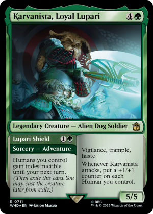 ad76824e-2d58-42d4-9543-2baaf6b0046b Karvanista, Loyal Lupari // Lupari Shield