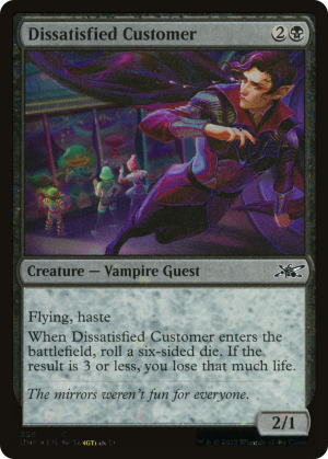 b01ae3f1-6809-4282-9e23-12e60f100297 Dissatisfied Customer