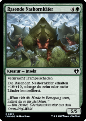 Crash of Rhino Beetles