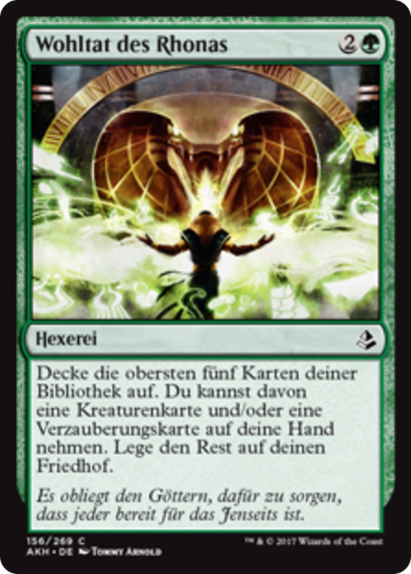 Benefaction of Rhonas