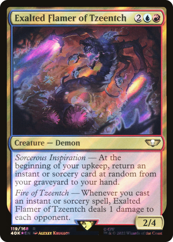 Exalted Flamer of Tzeentch