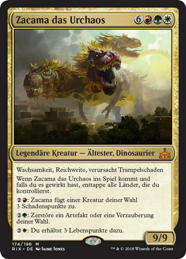 Zacama, Primal Calamity