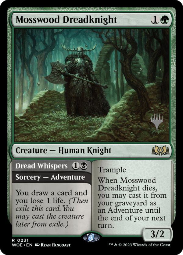 b7297f59-b6aa-488e-85a0-74f34b765ecb Mosswood Dreadknight // Dread Whispers