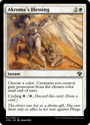 be43fdd6-917e-4a49-a9b8-d1673b421dce Akroma's Blessing