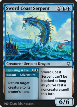 be695f79-b3d1-4269-97d4-7da515149066 Sword Coast Serpent // Capsizing Wave