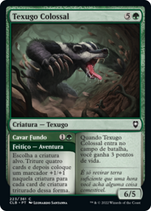 bf08760c-d49f-4903-afdc-0e8b1ed41b8e Colossal Badger // Dig Deep