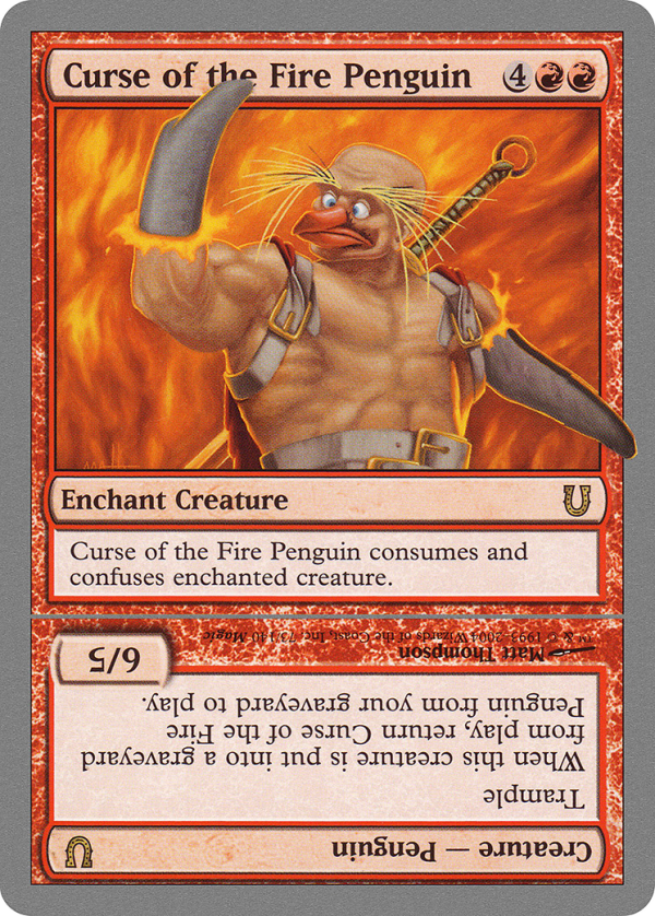 c01e8089-c3a9-413b-ae2d-39ede87516d3 Curse of the Fire Penguin // Curse of the Fire Penguin Creature
