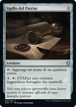 cb0d5be1-53ee-420f-a6ae-ec0ba9e21869 Patriar's Seal