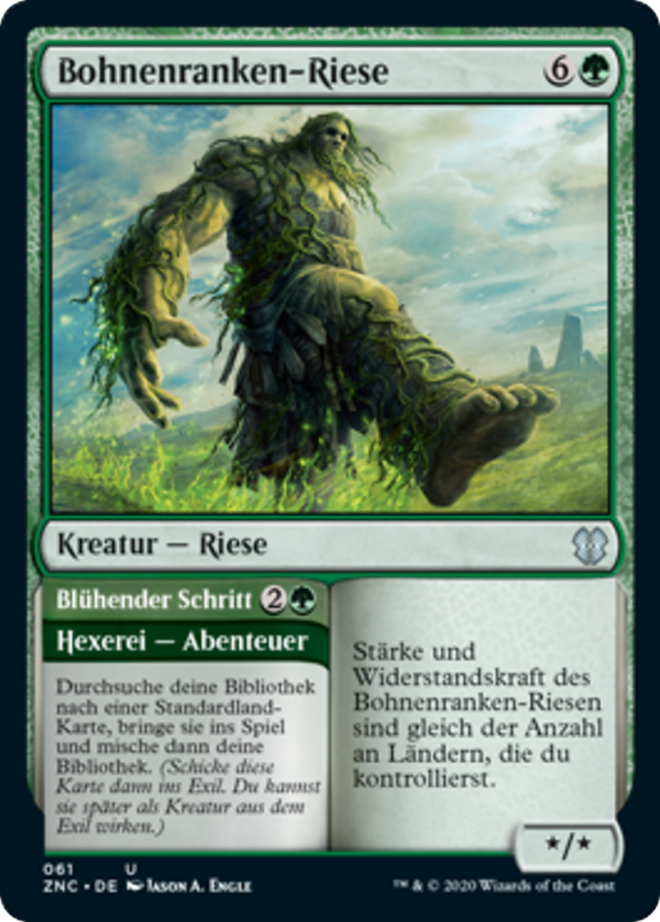 cc0904b7-45bc-48d4-8449-357fa22660f8 Beanstalk Giant // Fertile Footsteps