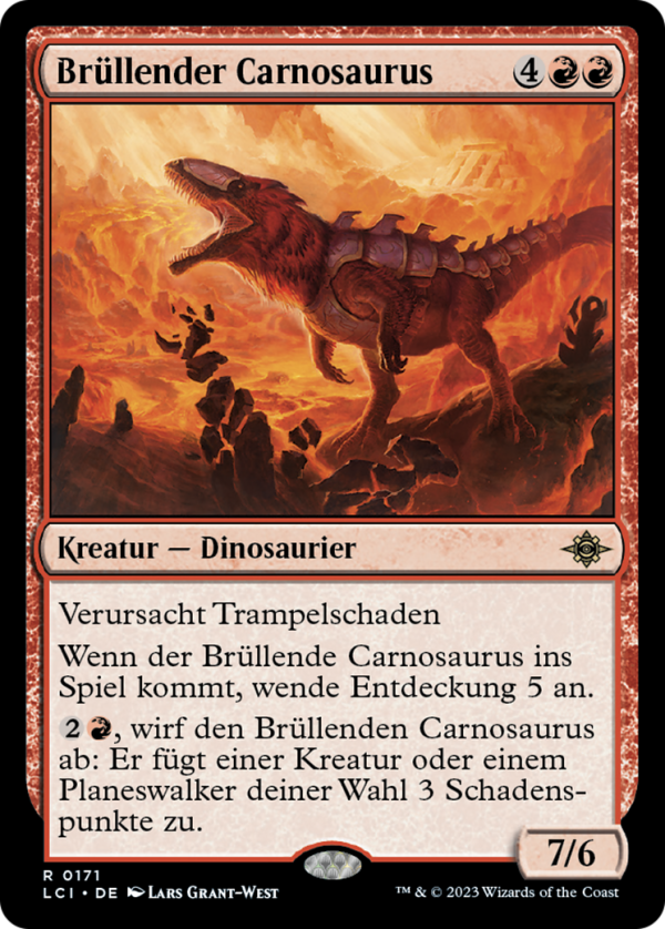 Trumpeting Carnosaur
