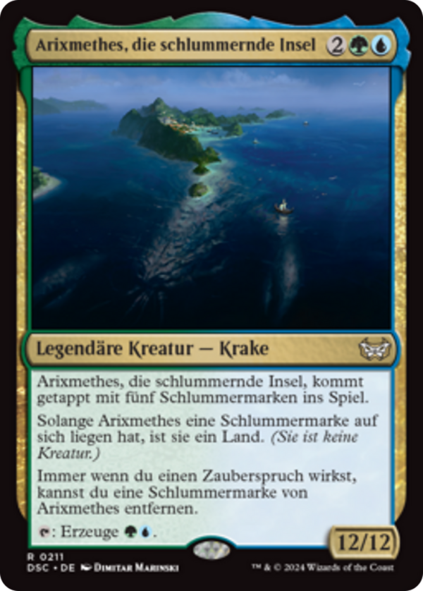 Arixmethes, Slumbering Isle