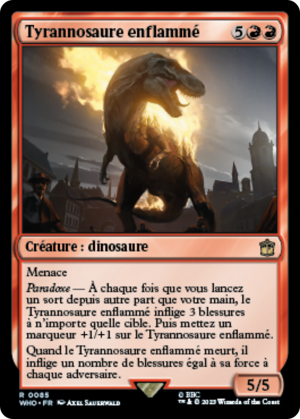 d6cba32c-c341-44aa-95b1-09b38d65e825 Flaming Tyrannosaurus