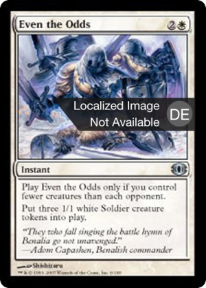 d7cb8a80-3d7e-4a53-91a0-c2258d403fe9 Even the Odds