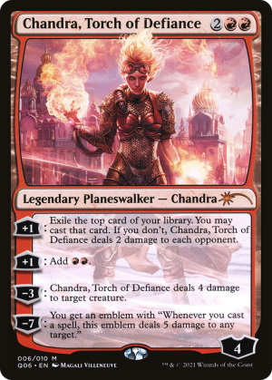 e885fd51-dba3-4ee5-acdd-b97238b6c678 Chandra, Torch of Defiance