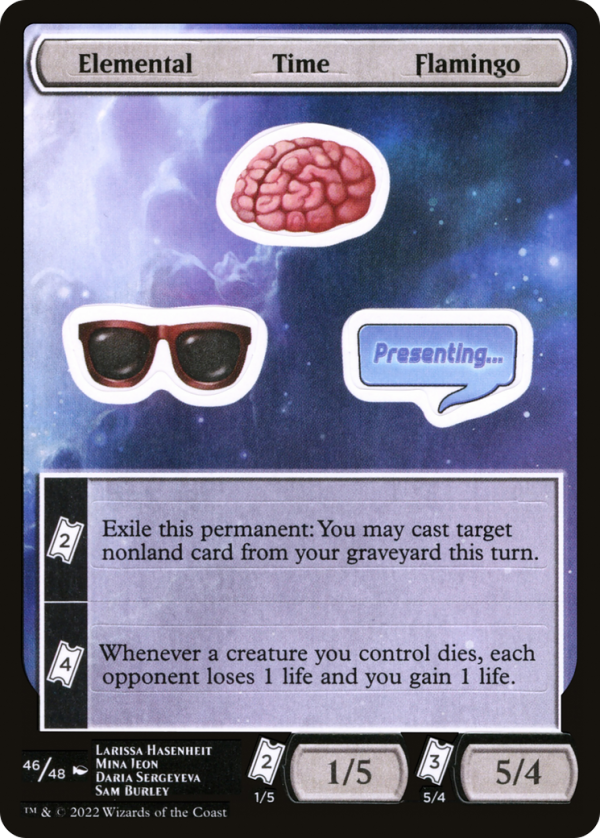 eacec01f-c971-48b7-bf4a-2fdacae32835 Elemental Time Flamingo