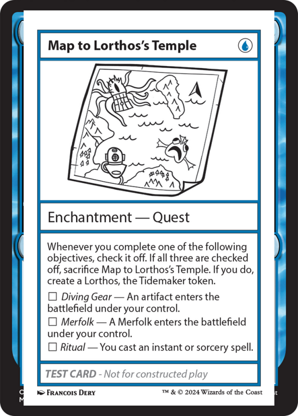 Map to Lorthos's Temple