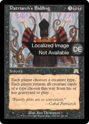 edecede1-2945-4880-bccf-66080afdb737 Patriarch's Bidding