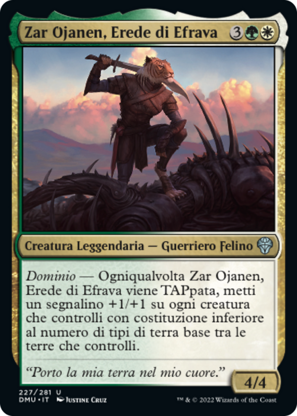 Zar Ojanen, Scion of Efrava