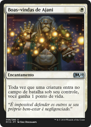 fa2b970a-52b7-41dd-a8da-36b033814e44 Ajani's Welcome