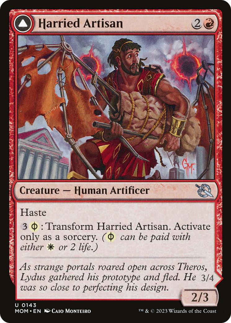 Harried Artisan // Phyrexian Skyflayer | Proxydudes